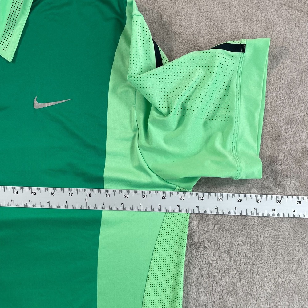 Nike Tiger Woods TW x Green Valley Country‎ Club Print Polo Shirt Men Large Golf - Picture 8 of 11